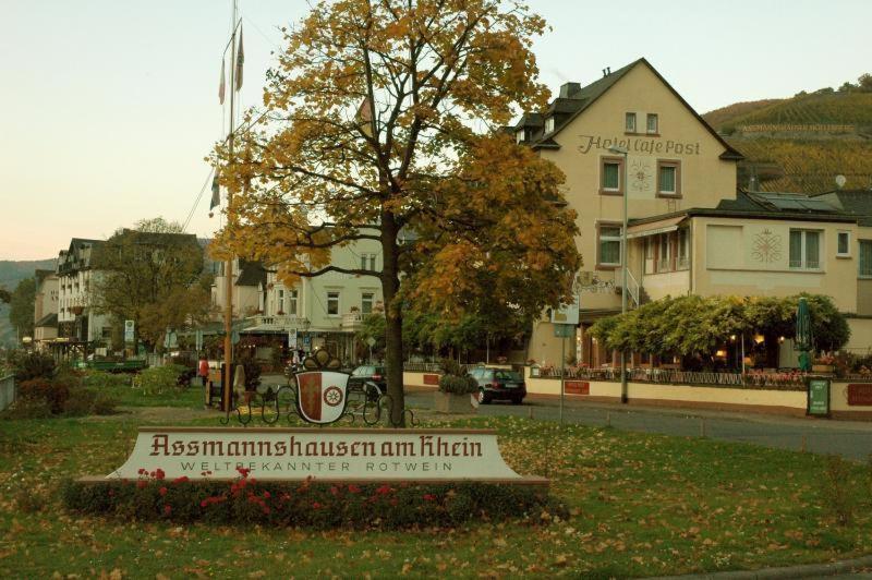 Hotel Cafe Post Rüdesheim am Rhein Exteriör bild